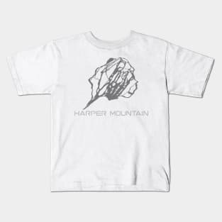 Harper Mountain Resort 3D Kids T-Shirt